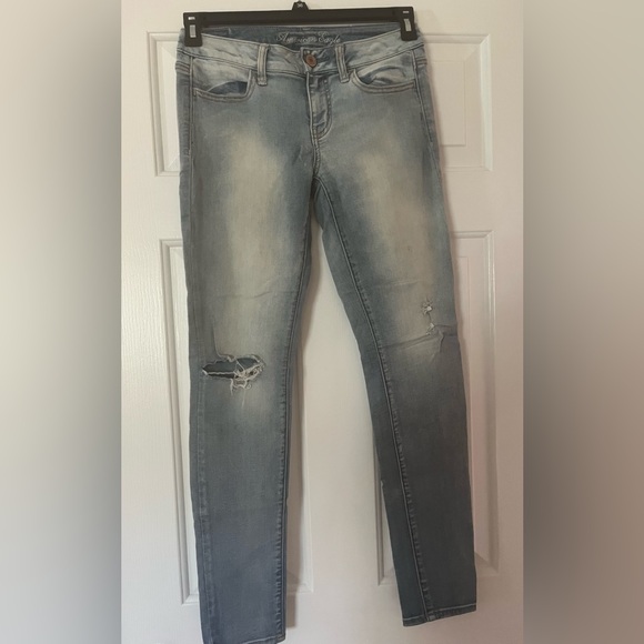 American Eagle Outfitters Denim - AE Distressed Light Blue Jeans